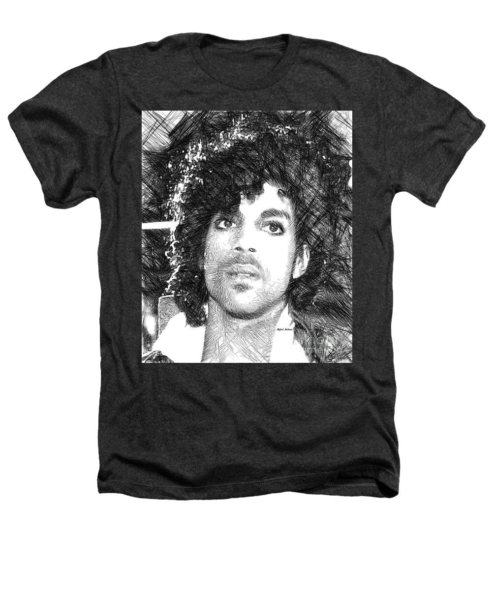 Heathers T-Shirt - Prince - Tribute Sketch In Black And White 3