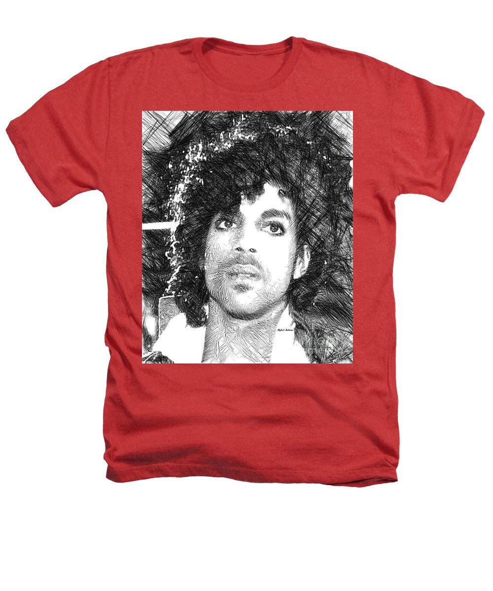 Heathers T-Shirt - Prince - Tribute Sketch In Black And White 3