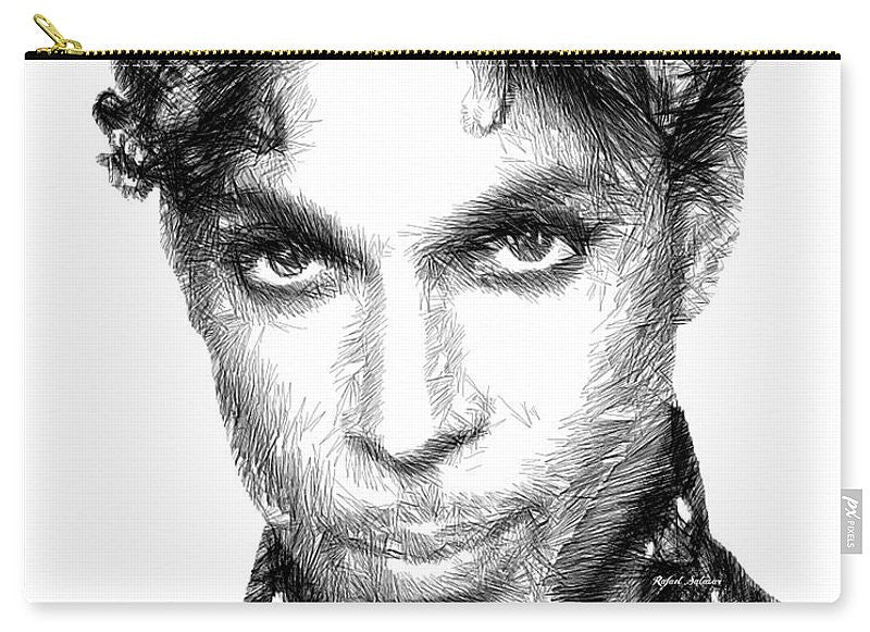 Carry-All Pouch - Prince - Tribute Sketch In Black And White