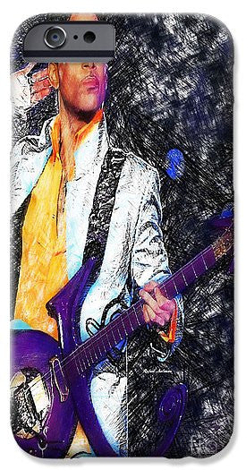 Art Print - Prince - Tribute With Guitar