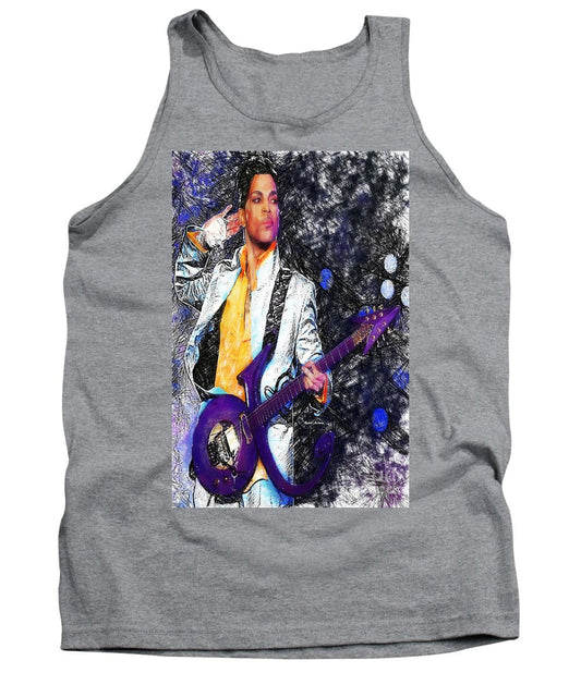 Tank Top - Prince - Tribute With Guitar