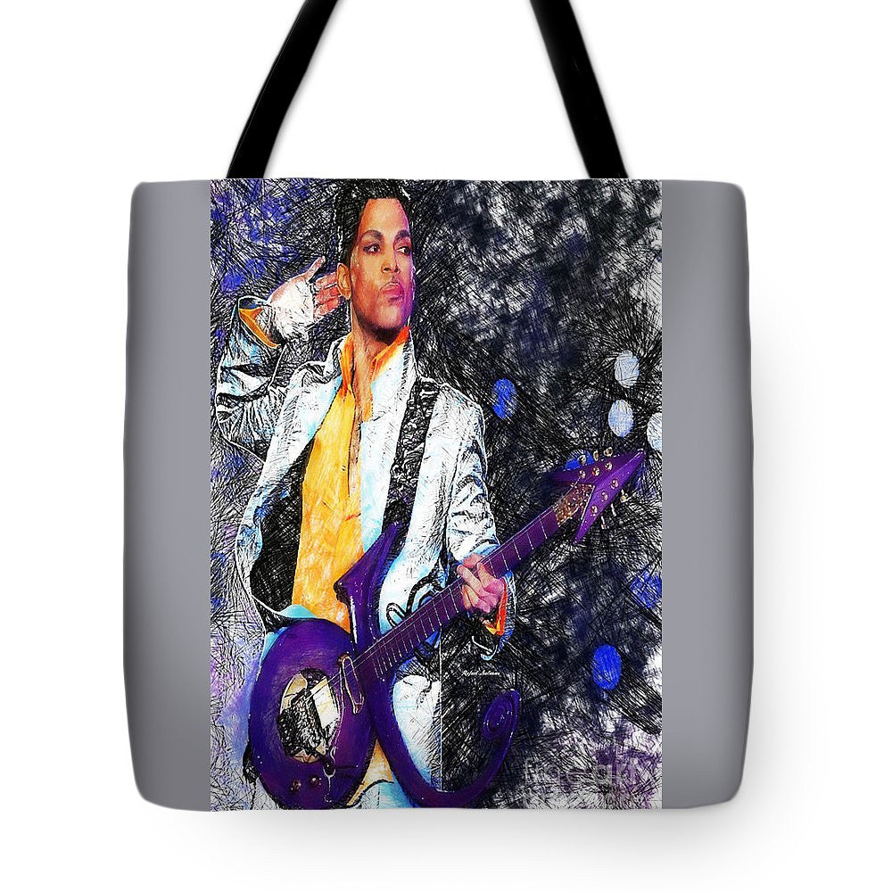 Sac fourre-tout - Prince - Hommage avec guitare