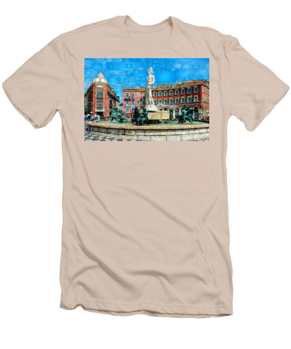 Men's T-Shirt (Slim Fit) - Promenade Of The English, Nice France