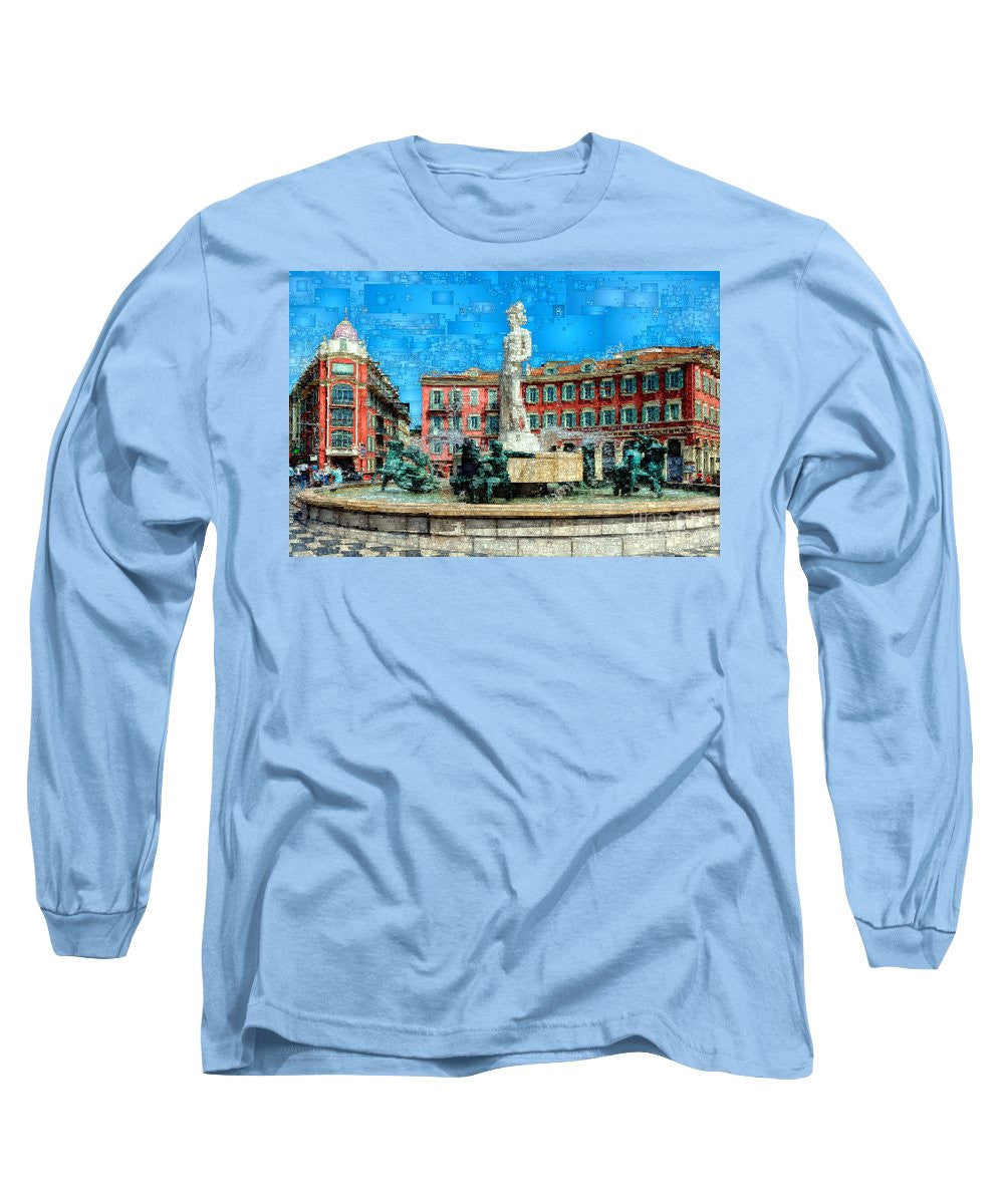 Long Sleeve T-Shirt - Promenade Of The English, Nice France