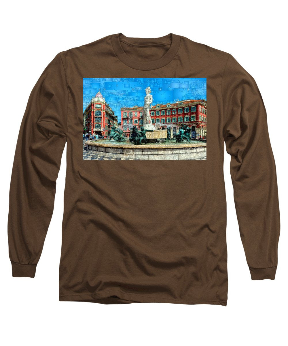 Long Sleeve T-Shirt - Promenade Of The English, Nice France