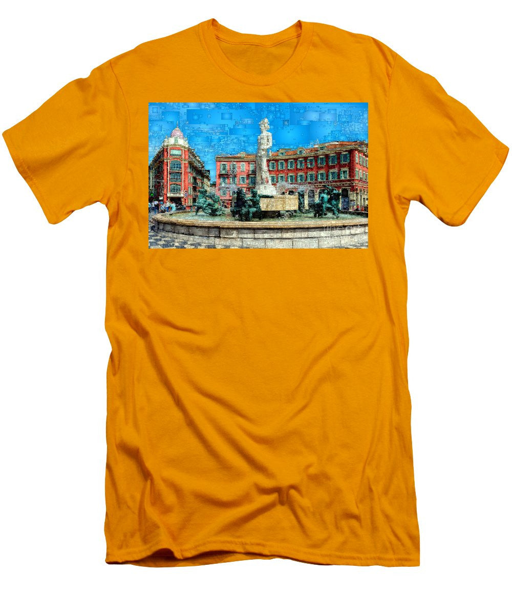 Men's T-Shirt (Slim Fit) - Promenade Of The English, Nice France