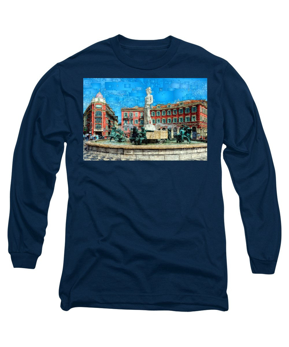 Long Sleeve T-Shirt - Promenade Of The English, Nice France