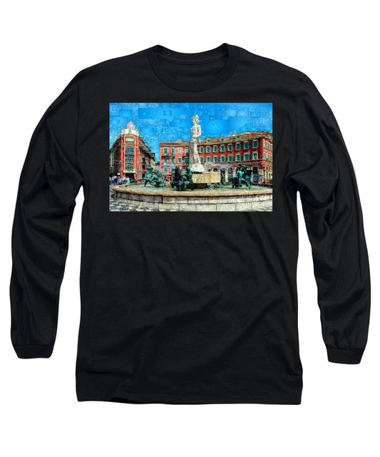 Long Sleeve T-Shirt - Promenade Of The English, Nice France