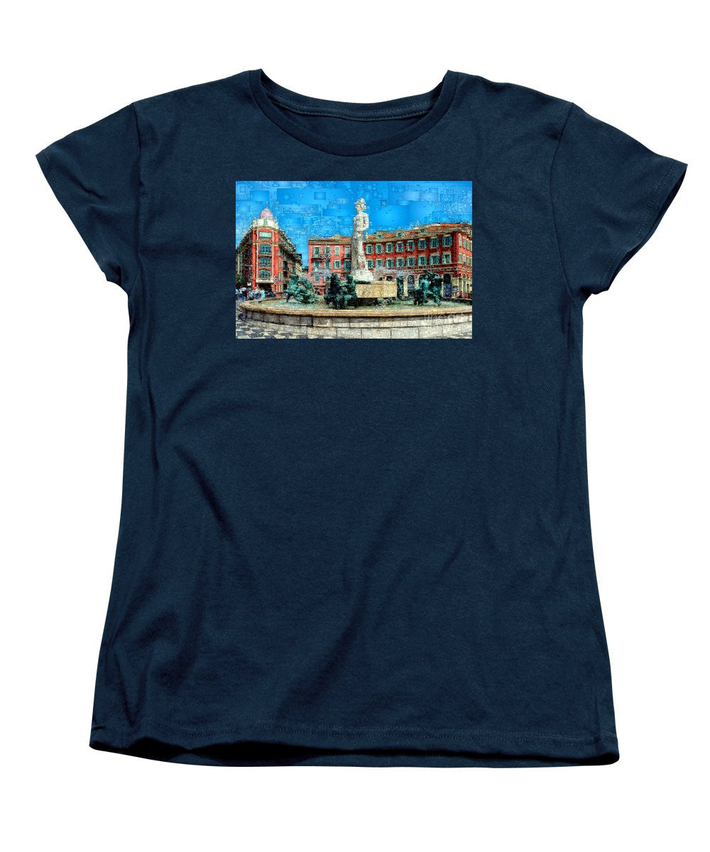 T-shirt femme (coupe standard) - Promenade des Anglais, Nice France