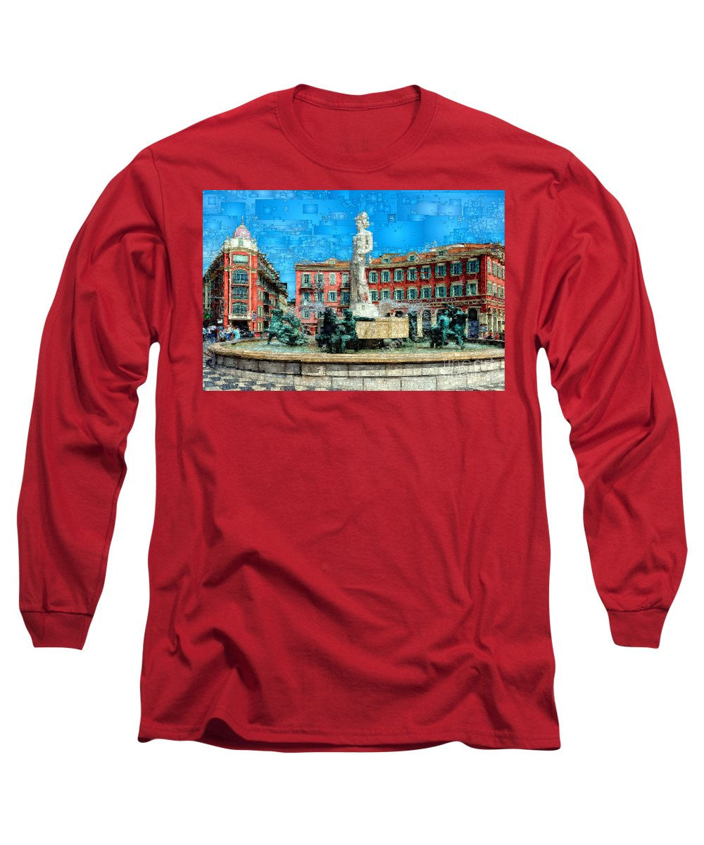 Long Sleeve T-Shirt - Promenade Of The English, Nice France