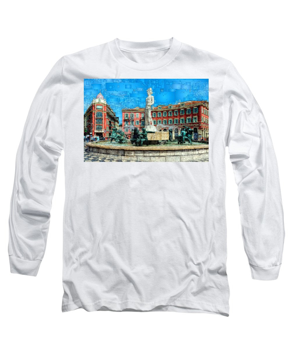 Long Sleeve T-Shirt - Promenade Of The English, Nice France