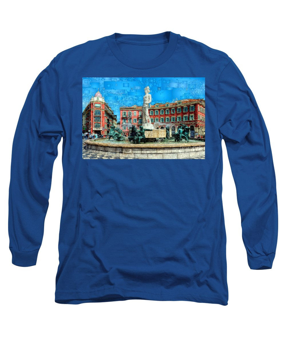 Long Sleeve T-Shirt - Promenade Of The English, Nice France