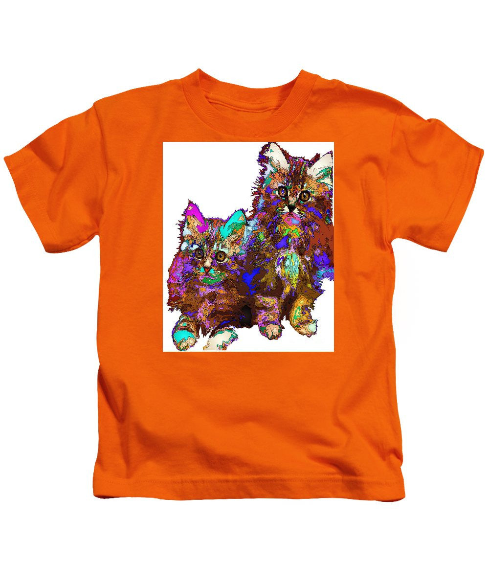 Kids T-Shirt - Pumpkin And Sophie. Pet Series