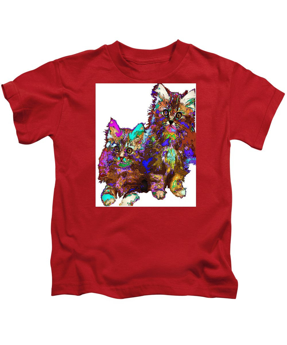 Kids T-Shirt - Pumpkin And Sophie. Pet Series