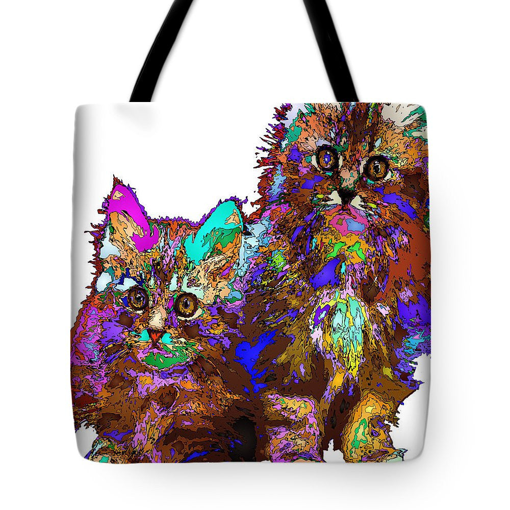 Tote Bag - Pumpkin And Sophie. Pet Series