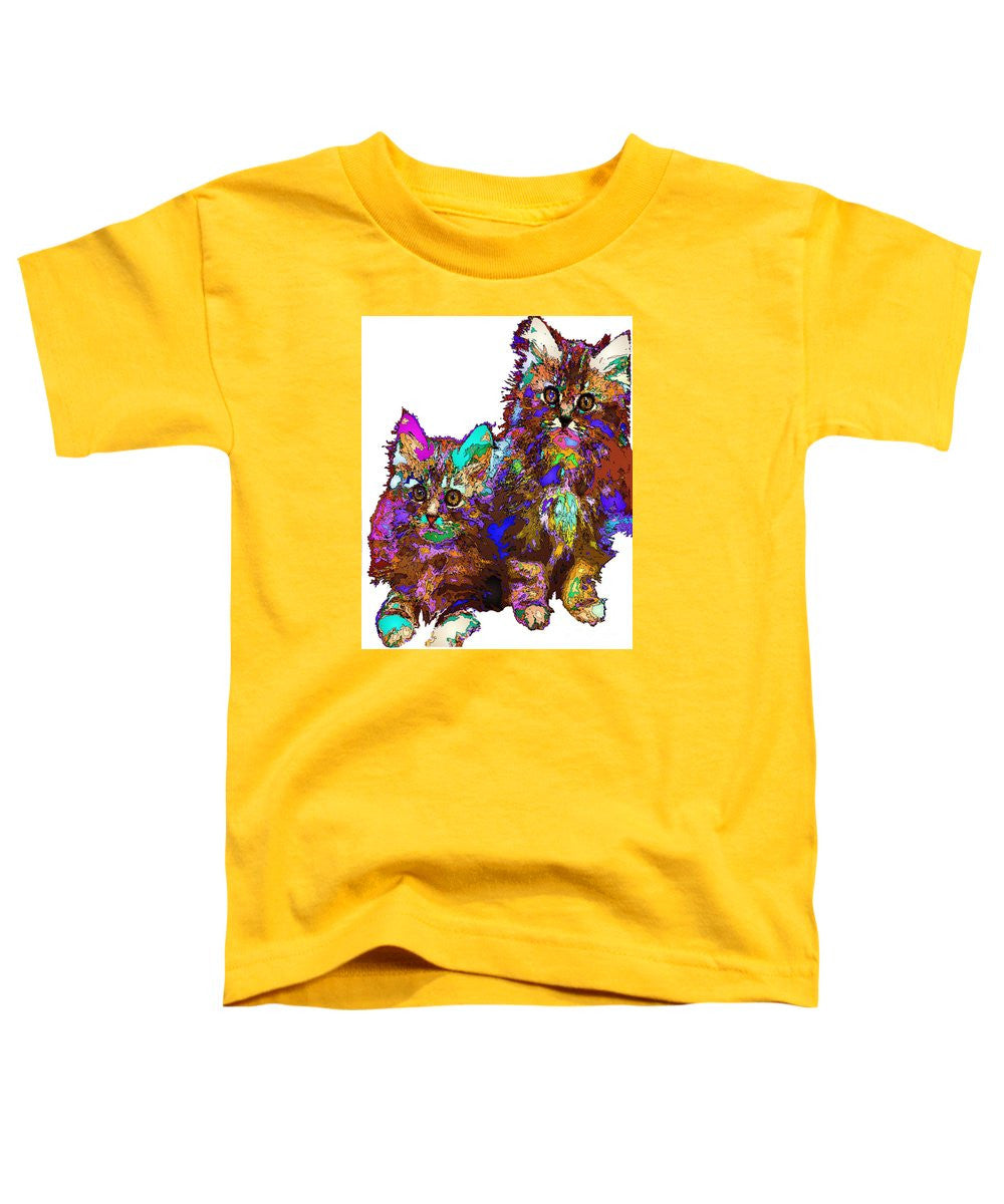 Toddler T-Shirt - Pumpkin And Sophie. Pet Series