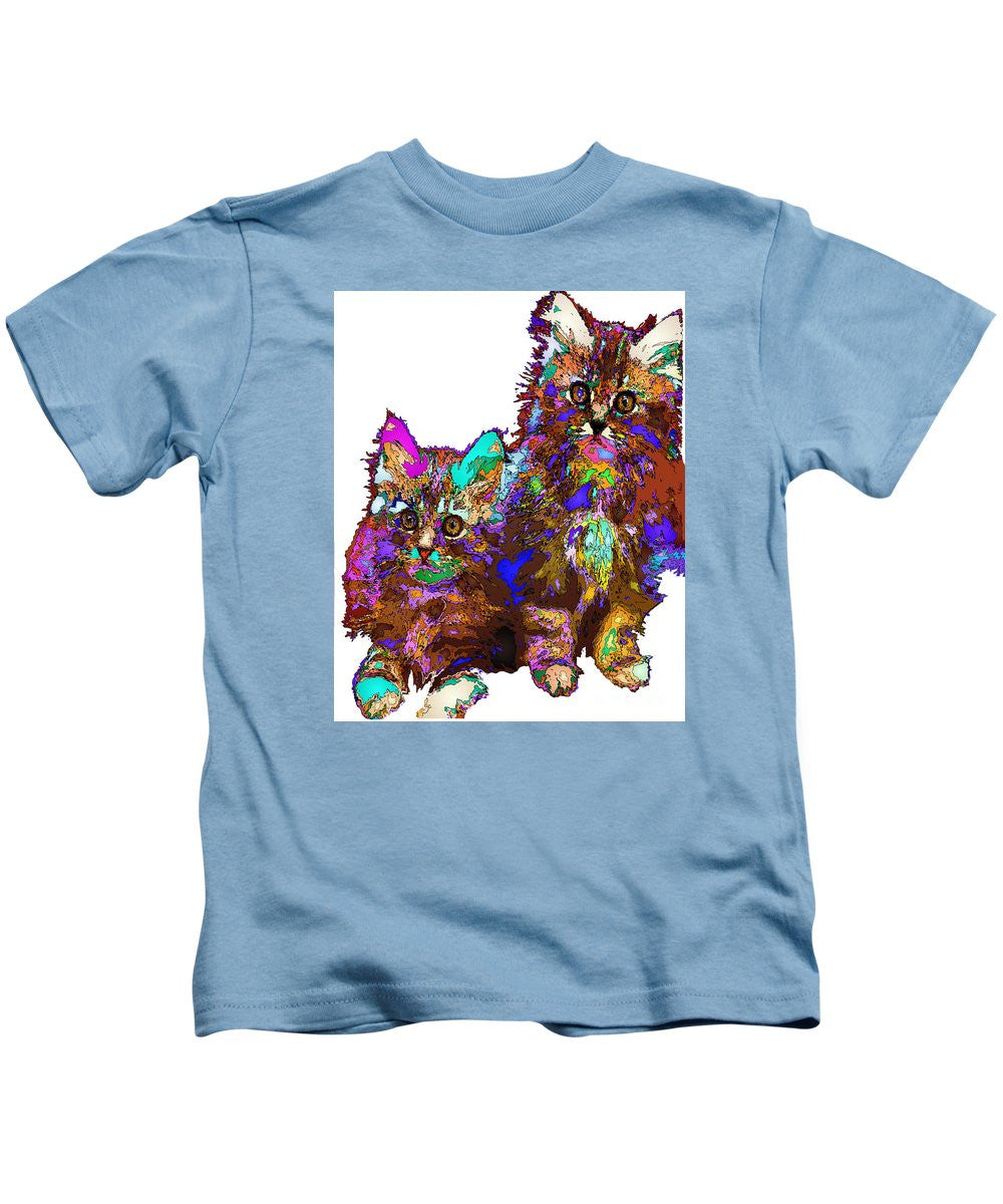 Kids T-Shirt - Pumpkin And Sophie. Pet Series