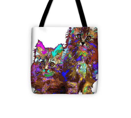 Tote Bag - Pumpkin And Sophie. Pet Series