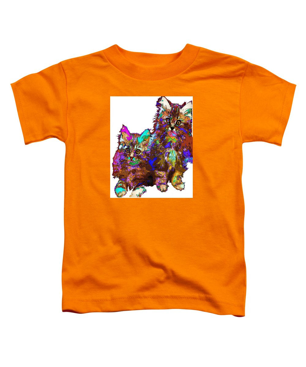 Toddler T-Shirt - Pumpkin And Sophie. Pet Series