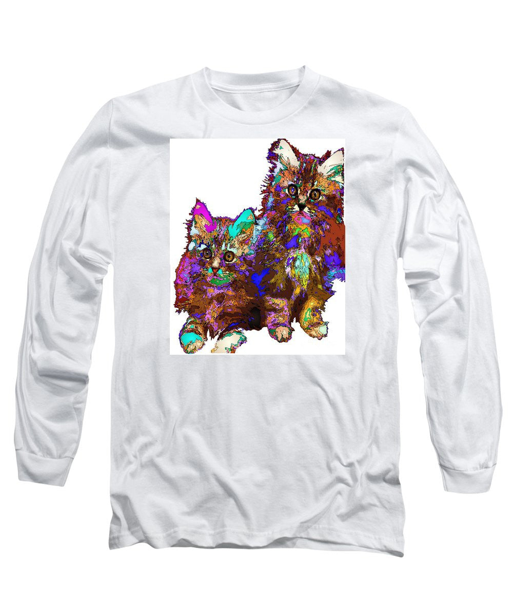 Long Sleeve T-Shirt - Pumpkin And Sophie. Pet Series