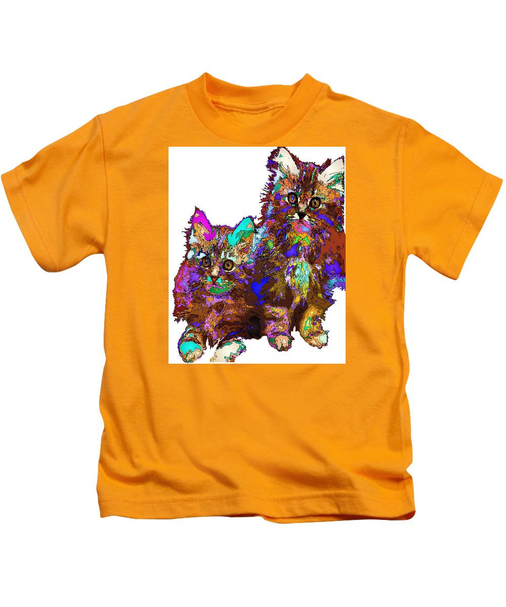 Kids T-Shirt - Pumpkin And Sophie. Pet Series