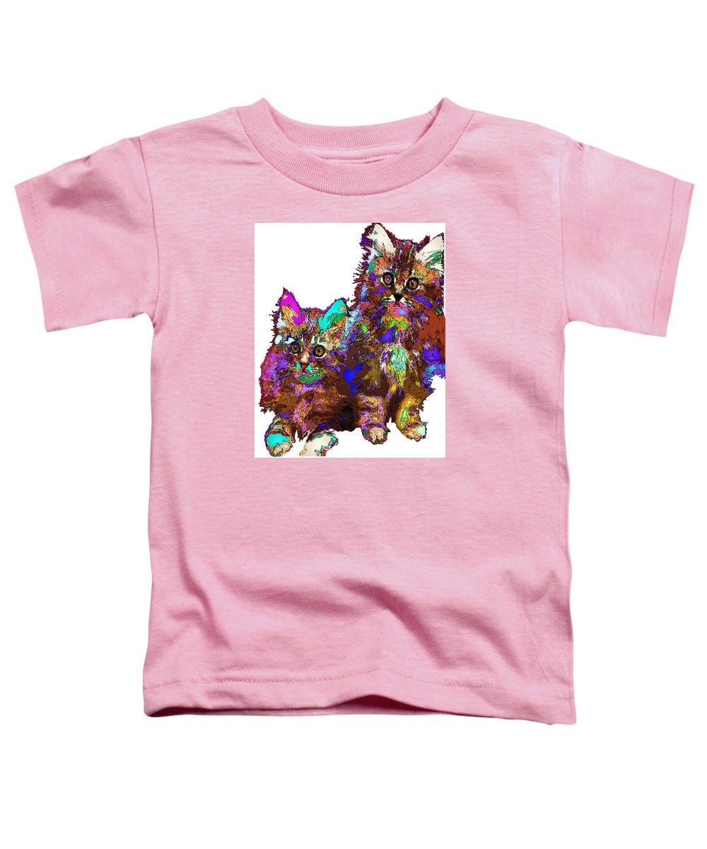 Toddler T-Shirt - Pumpkin And Sophie. Pet Series