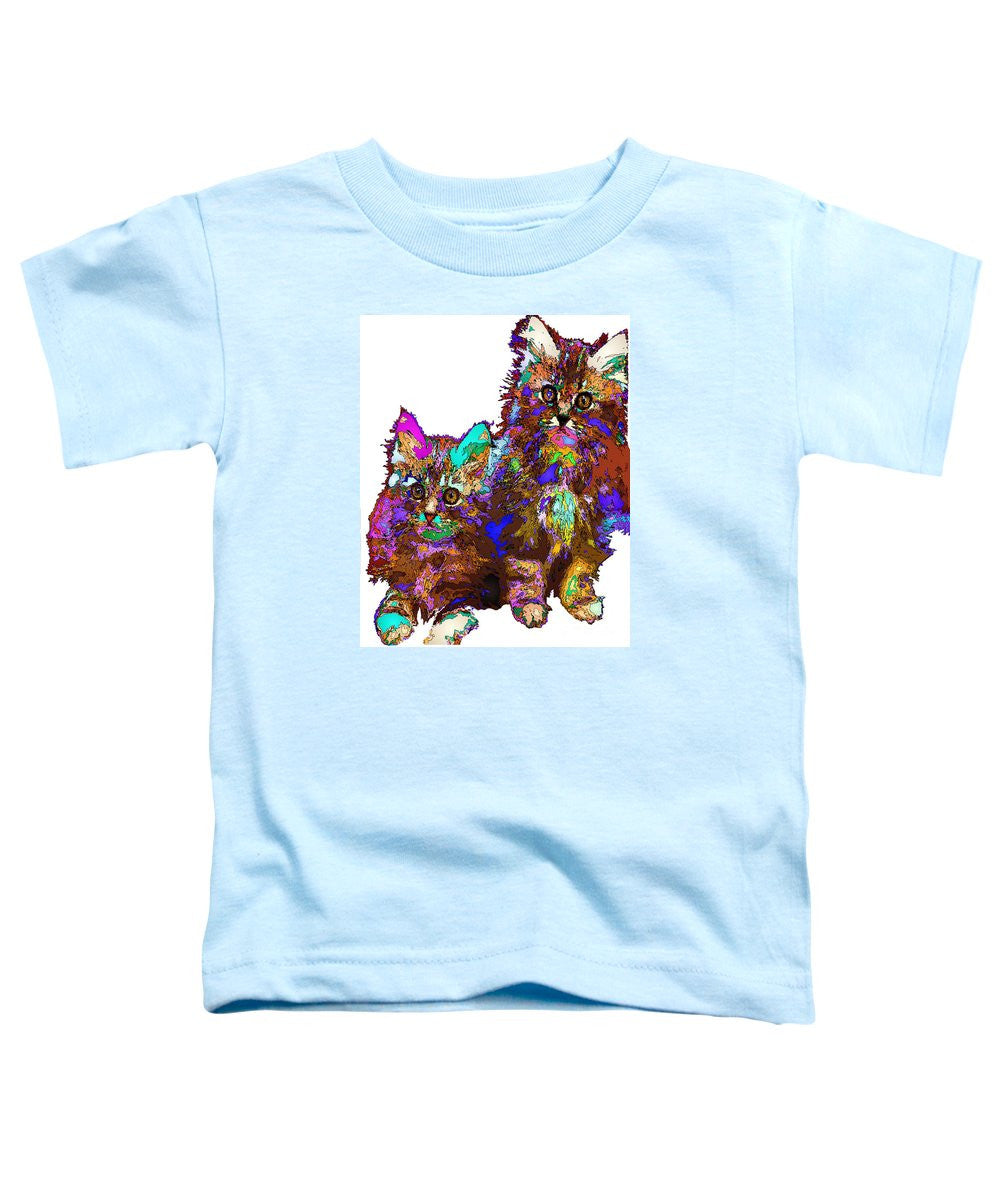 Toddler T-Shirt - Pumpkin And Sophie. Pet Series