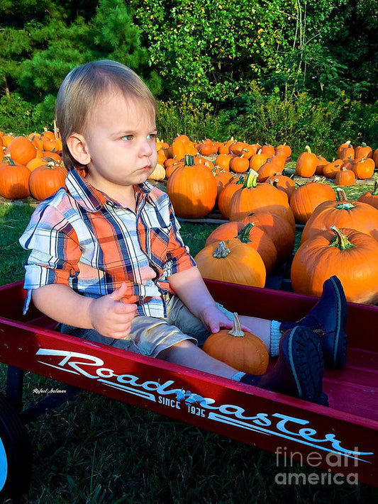 Art Print - Pumpkin Patch Hay Ride