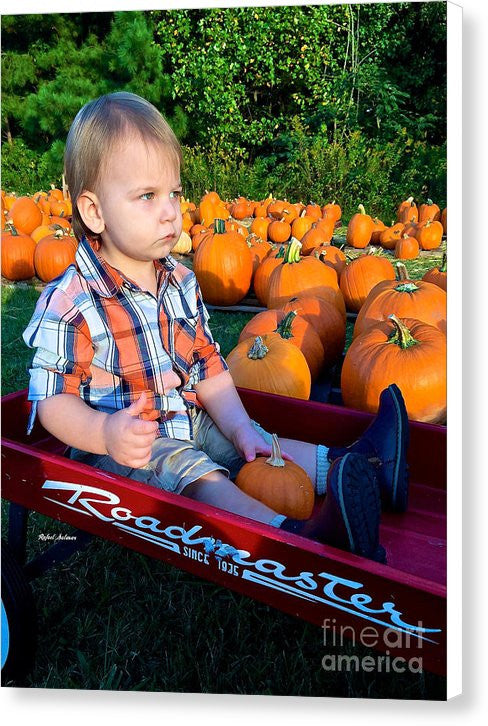 Canvas Print - Pumpkin Patch Hay Ride