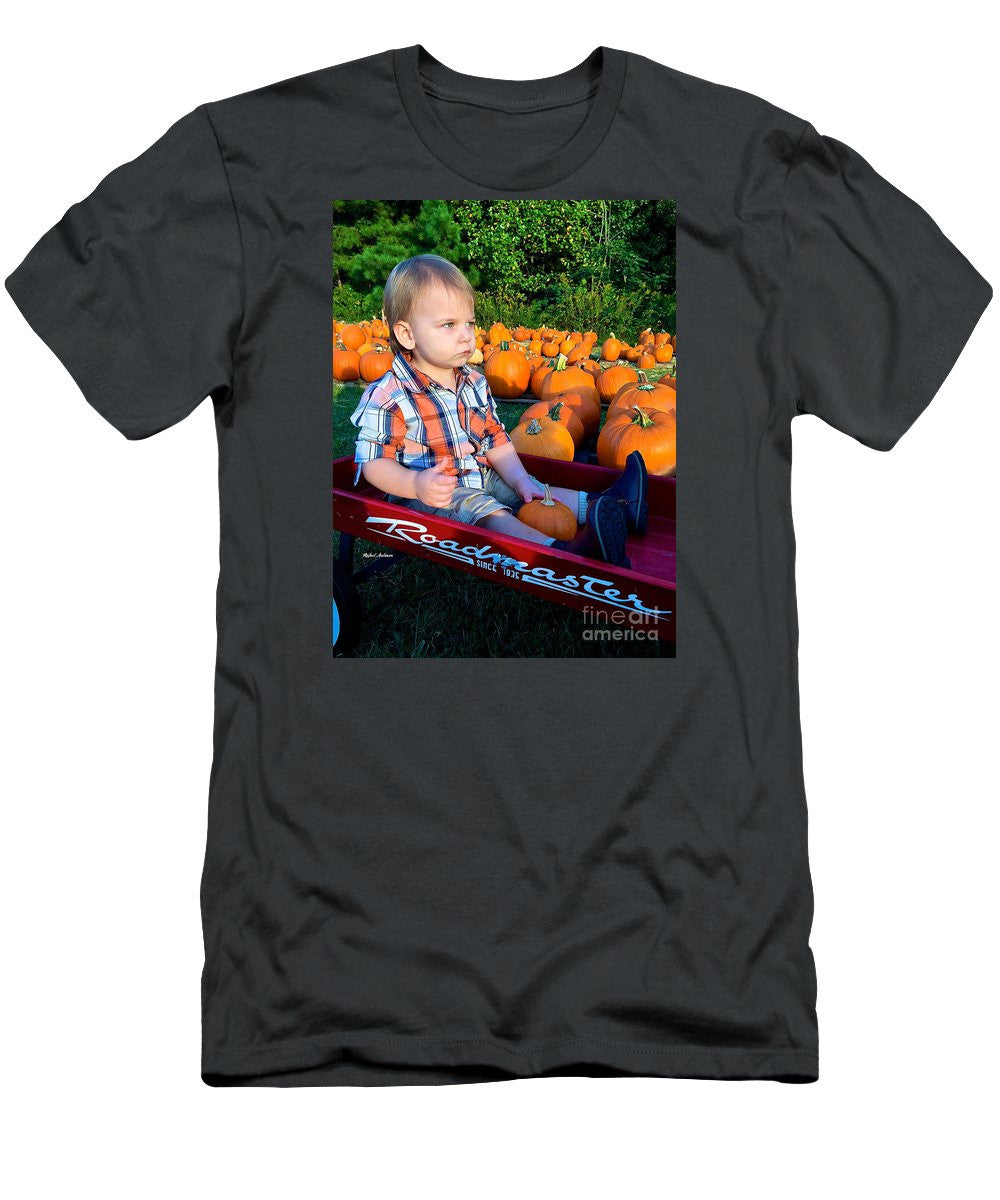 Men's T-Shirt (Slim Fit) - Pumpkin Patch Hay Ride