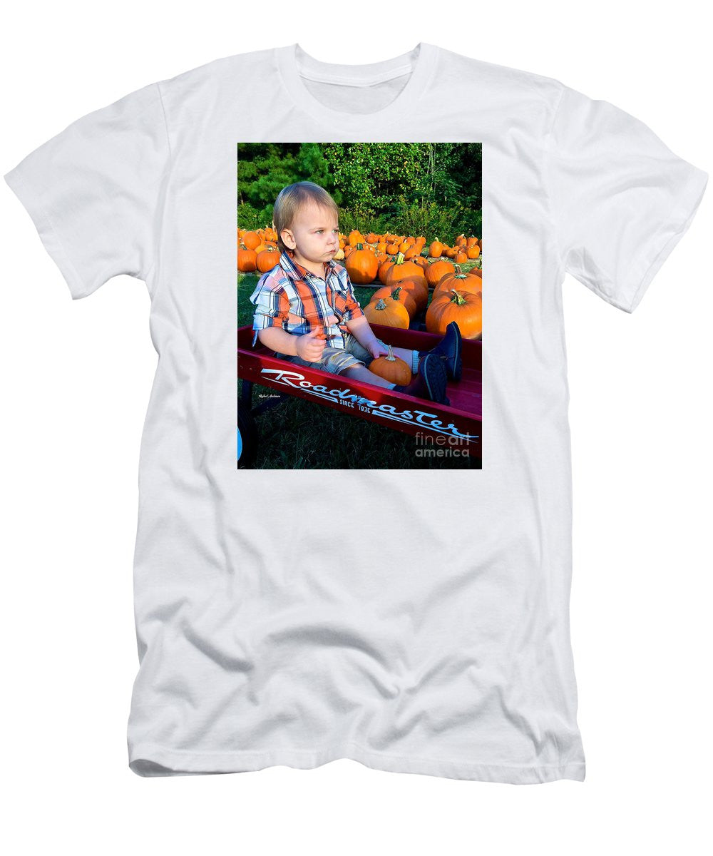 Men's T-Shirt (Slim Fit) - Pumpkin Patch Hay Ride