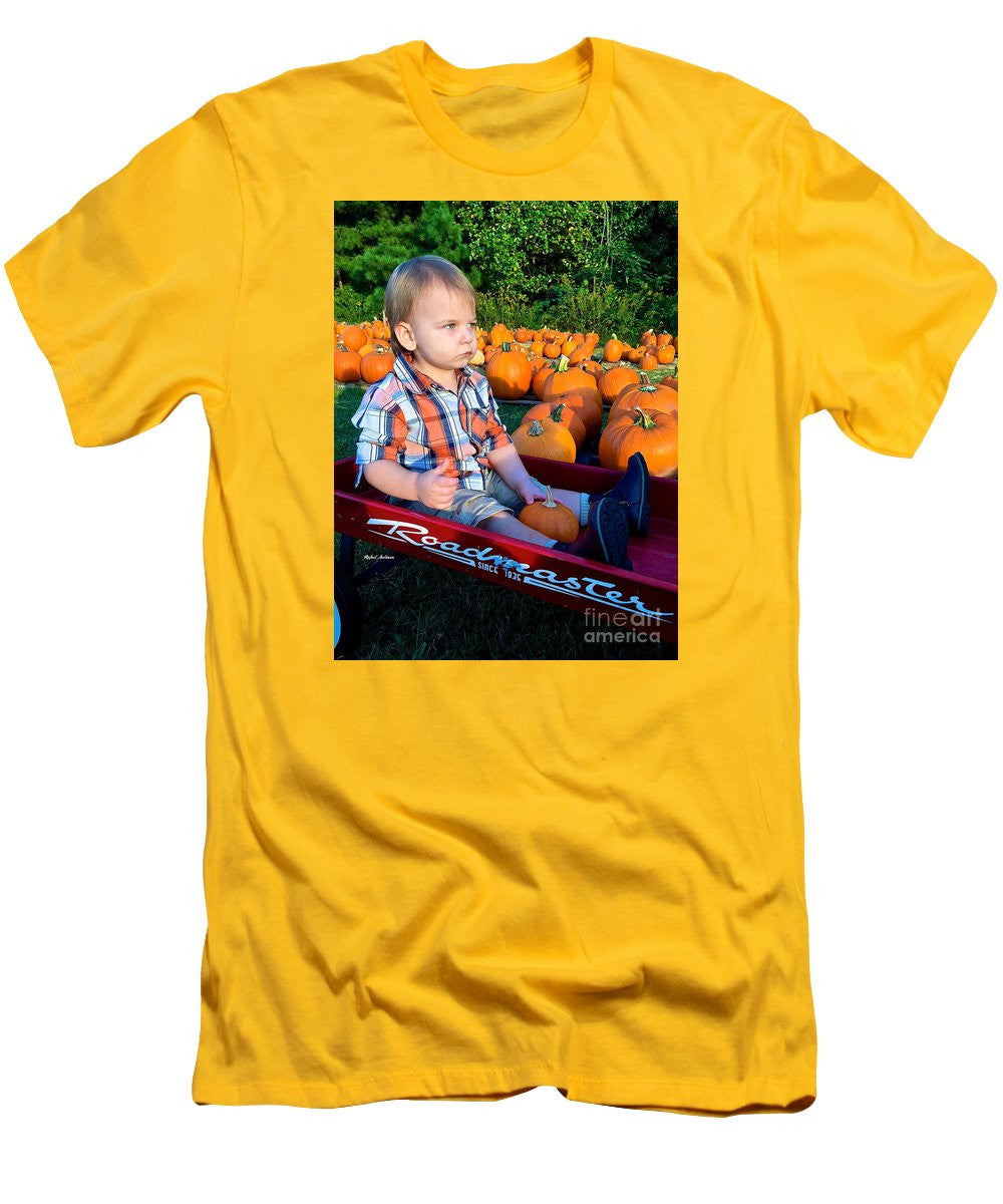 Men's T-Shirt (Slim Fit) - Pumpkin Patch Hay Ride