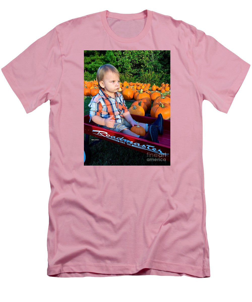 Men's T-Shirt (Slim Fit) - Pumpkin Patch Hay Ride