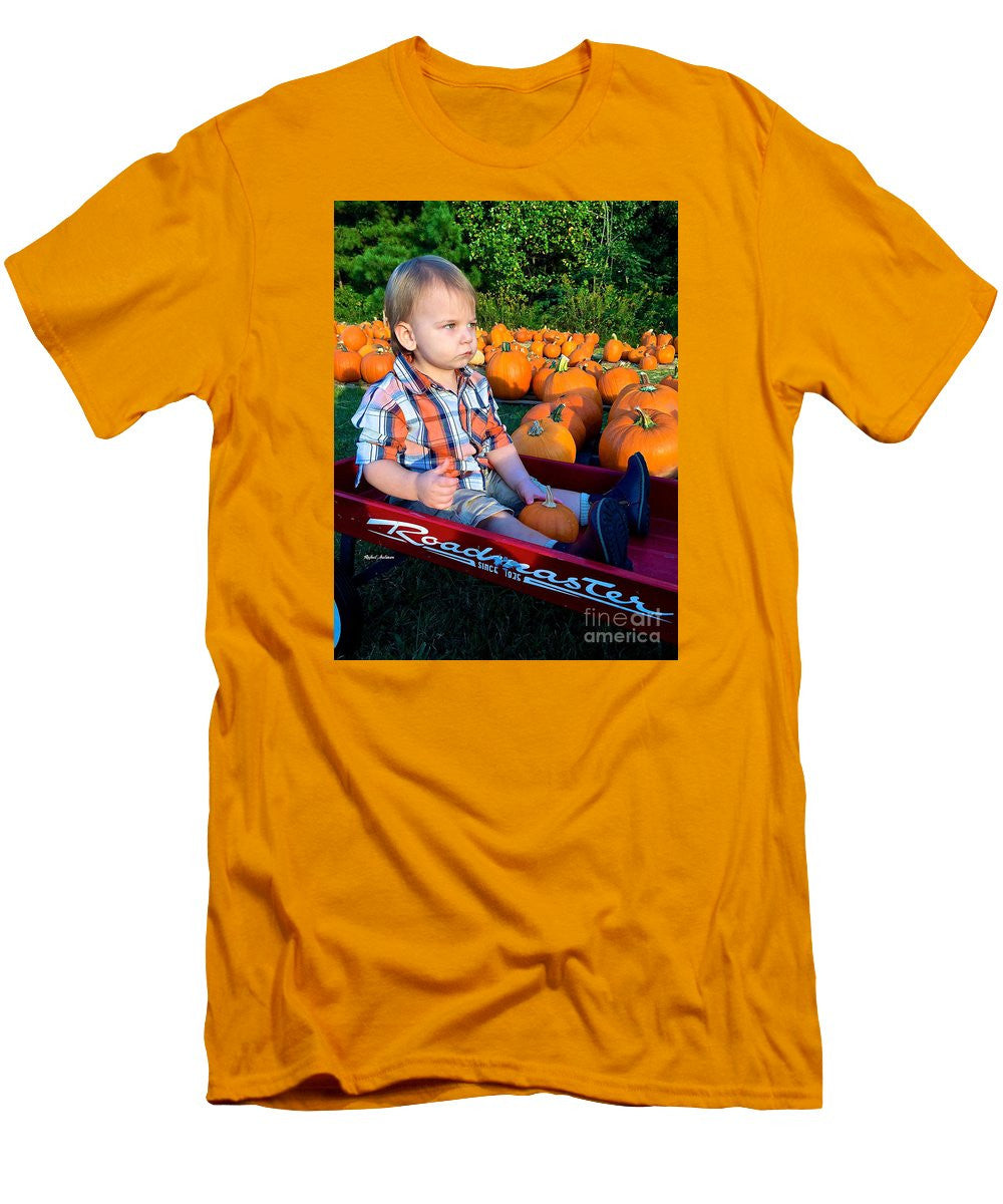 Men's T-Shirt (Slim Fit) - Pumpkin Patch Hay Ride