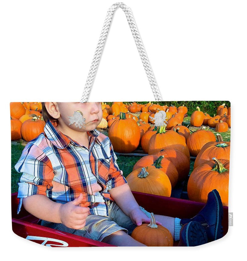 Weekender Tote Bag - Pumpkin Patch Hay Ride
