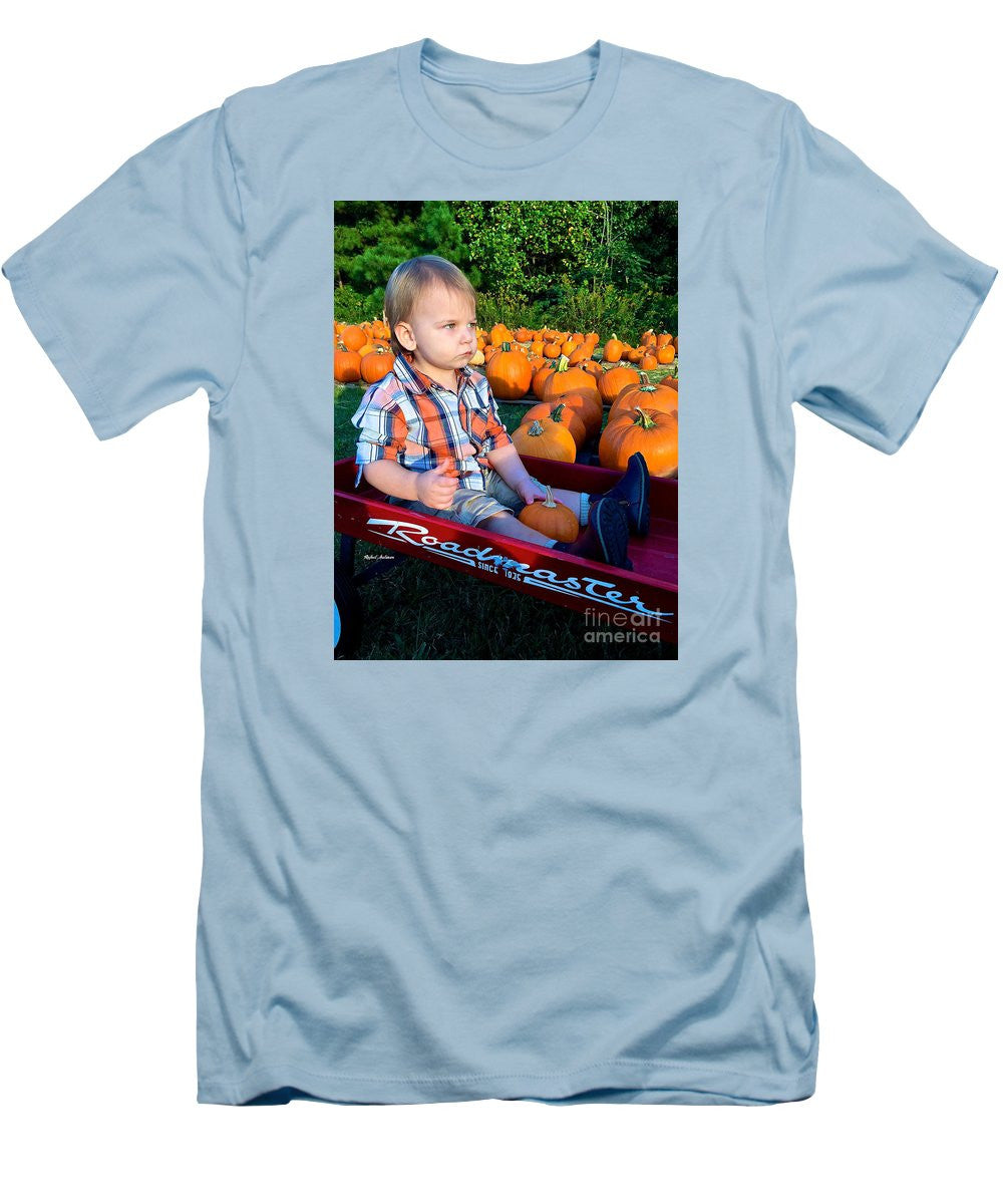 Men's T-Shirt (Slim Fit) - Pumpkin Patch Hay Ride