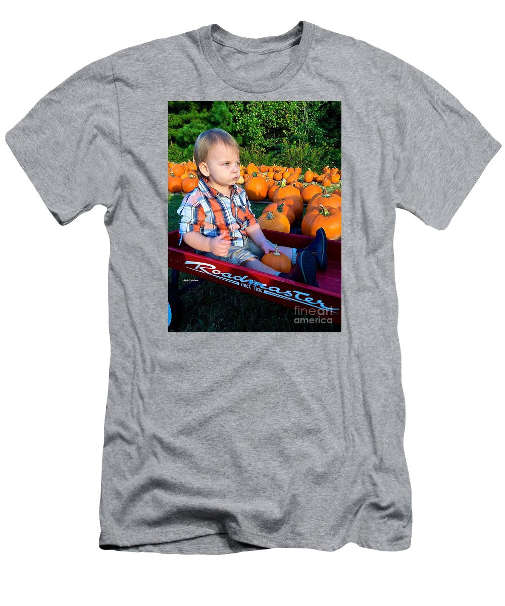 Men's T-Shirt (Slim Fit) - Pumpkin Patch Hay Ride