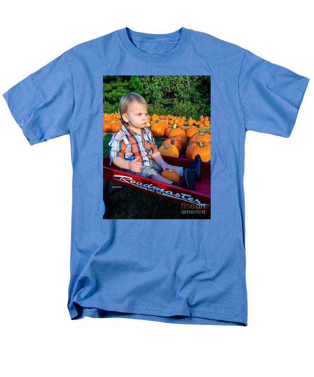 Men's T-Shirt  (Regular Fit) - Pumpkin Patch Hay Ride