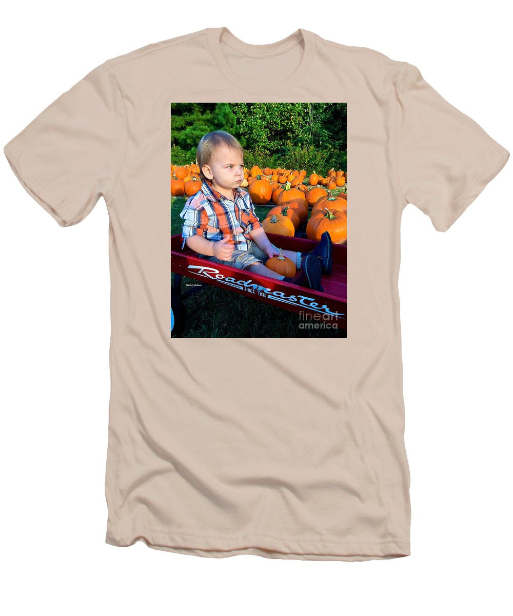 Men's T-Shirt (Slim Fit) - Pumpkin Patch Hay Ride