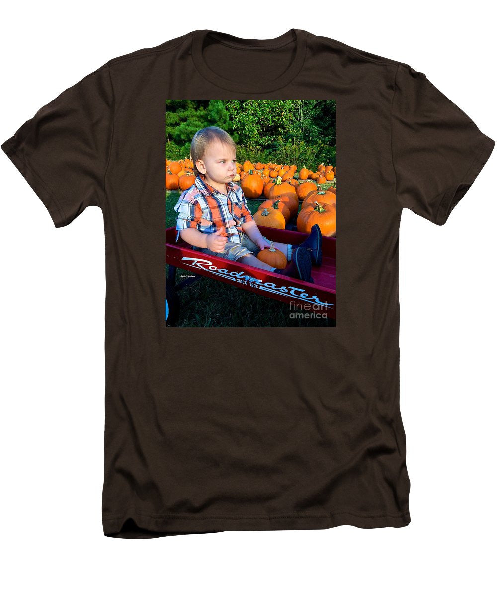 Men's T-Shirt (Slim Fit) - Pumpkin Patch Hay Ride