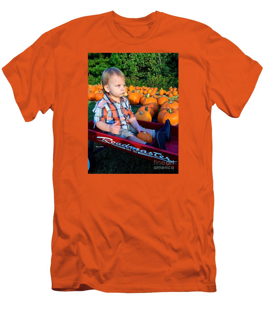 Men's T-Shirt (Slim Fit) - Pumpkin Patch Hay Ride