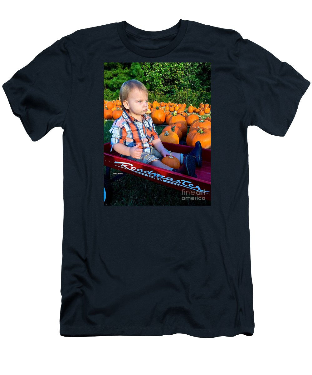 Men's T-Shirt (Slim Fit) - Pumpkin Patch Hay Ride