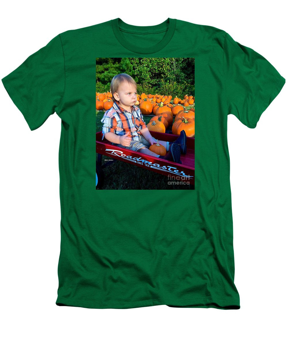 Men's T-Shirt (Slim Fit) - Pumpkin Patch Hay Ride