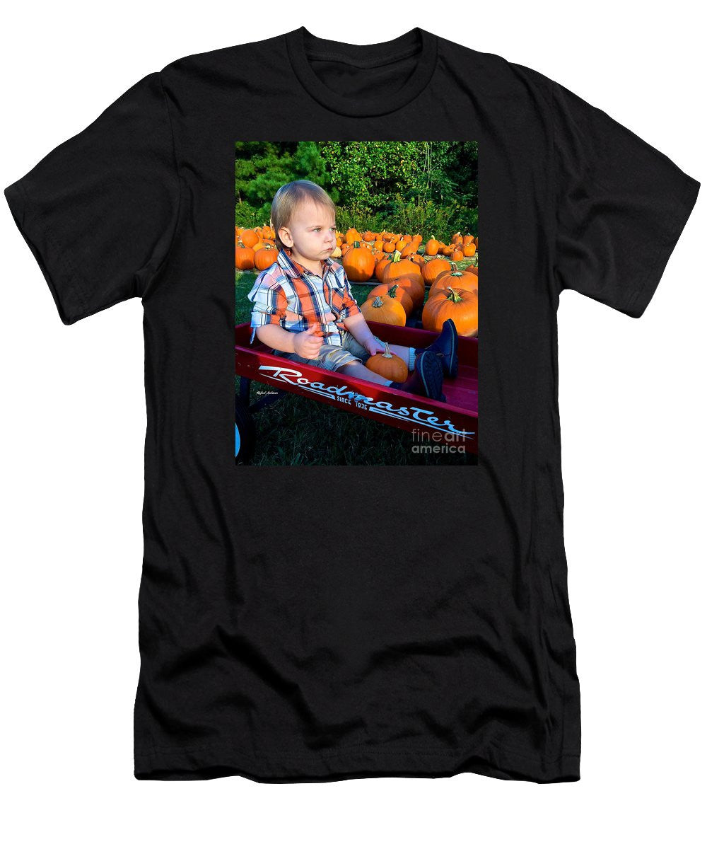 Men's T-Shirt (Slim Fit) - Pumpkin Patch Hay Ride