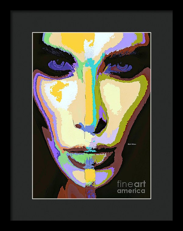 Purple Eyes - Framed Print