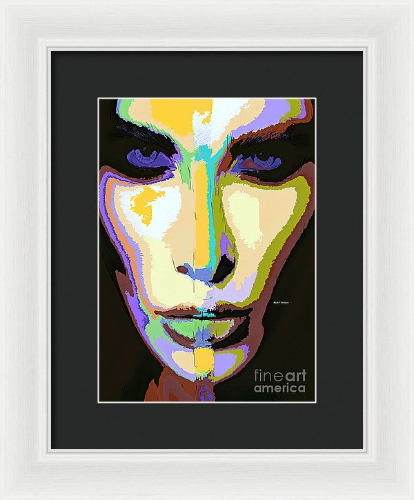 Purple Eyes - Framed Print