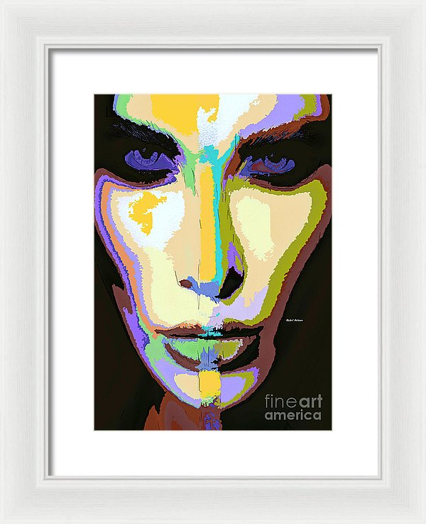 Purple Eyes - Framed Print