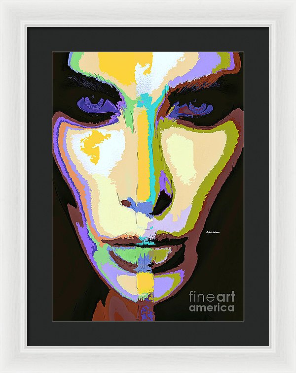 Purple Eyes - Framed Print