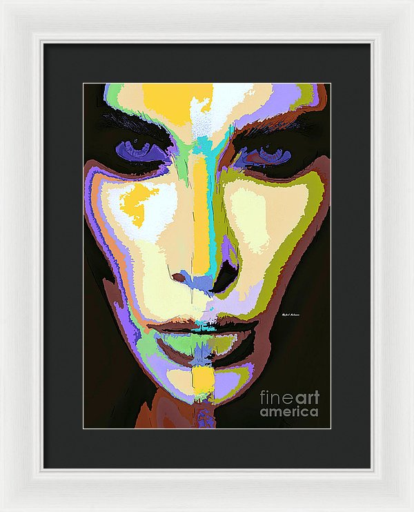 Purple Eyes - Framed Print