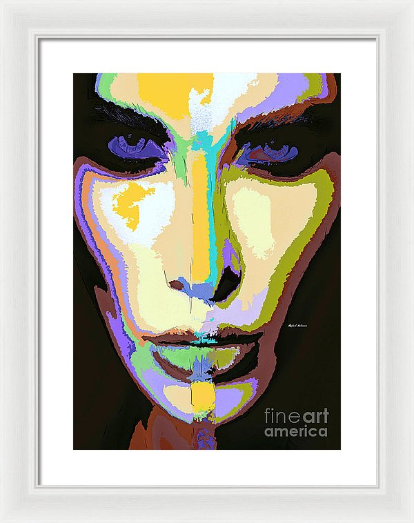 Purple Eyes - Framed Print